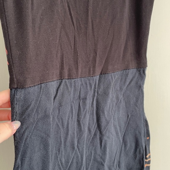 Brass Arrow Indie Black and Bleached Sleeveless Dress Whimsygoth Witch Goth S - Picture 6 of 9